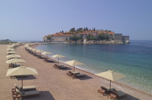 Montenegro - Aman Sveti Stefan - Islet beach