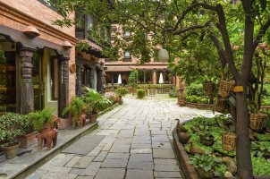 Dwarika's Hotels - courtyard