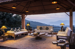 Dwarika's Resort Dhulikhel - outdoor living space