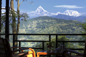 Tiger Mountain Lodge - veranda view