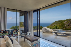 Six Senses Zil Pasyon Seychelles - Master Lounge and Terrace