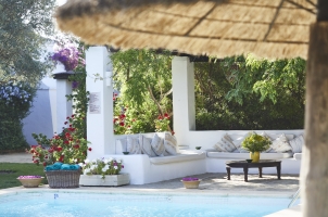 Hacienda De San Rafael - West garden