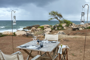 Wild Coast Tented Lodge - Beach Dinner