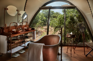 Wild Coast Tented Lodge- Cocoon Bathroom