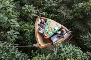 Thailand Soneva Kiri - Treepod Dining