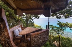 Thailand Soneva Kiri - Treepod Dining